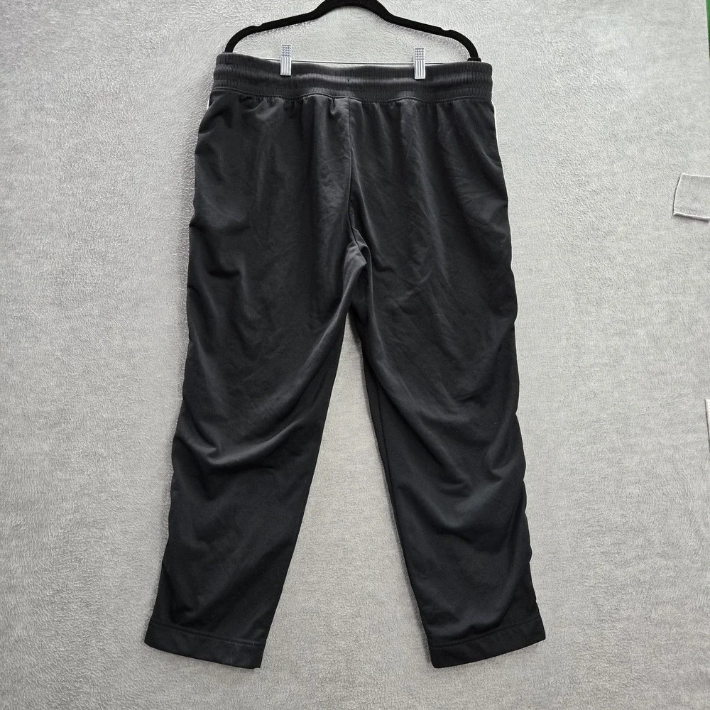 Nike Women Activewear Pants XL Black Swoosh‎ Embroidery Track
